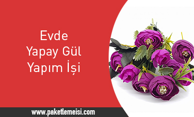 evde yapay gul isi