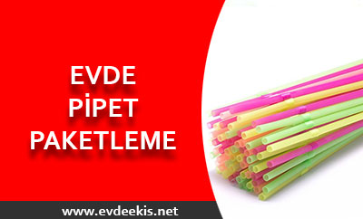 evde pipet paketleme işi