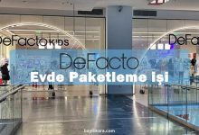 defacto evde paketleme isi